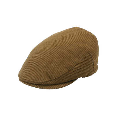 Unisex Cotton Corduroy Flat Cap for Men and Women - hatsXcaps