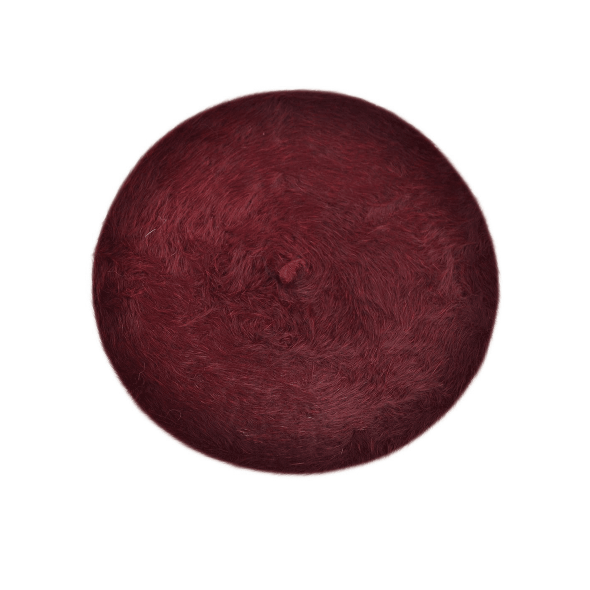 Classic Warm Beret Hats for Women Angora Furry French - hatsXcaps
