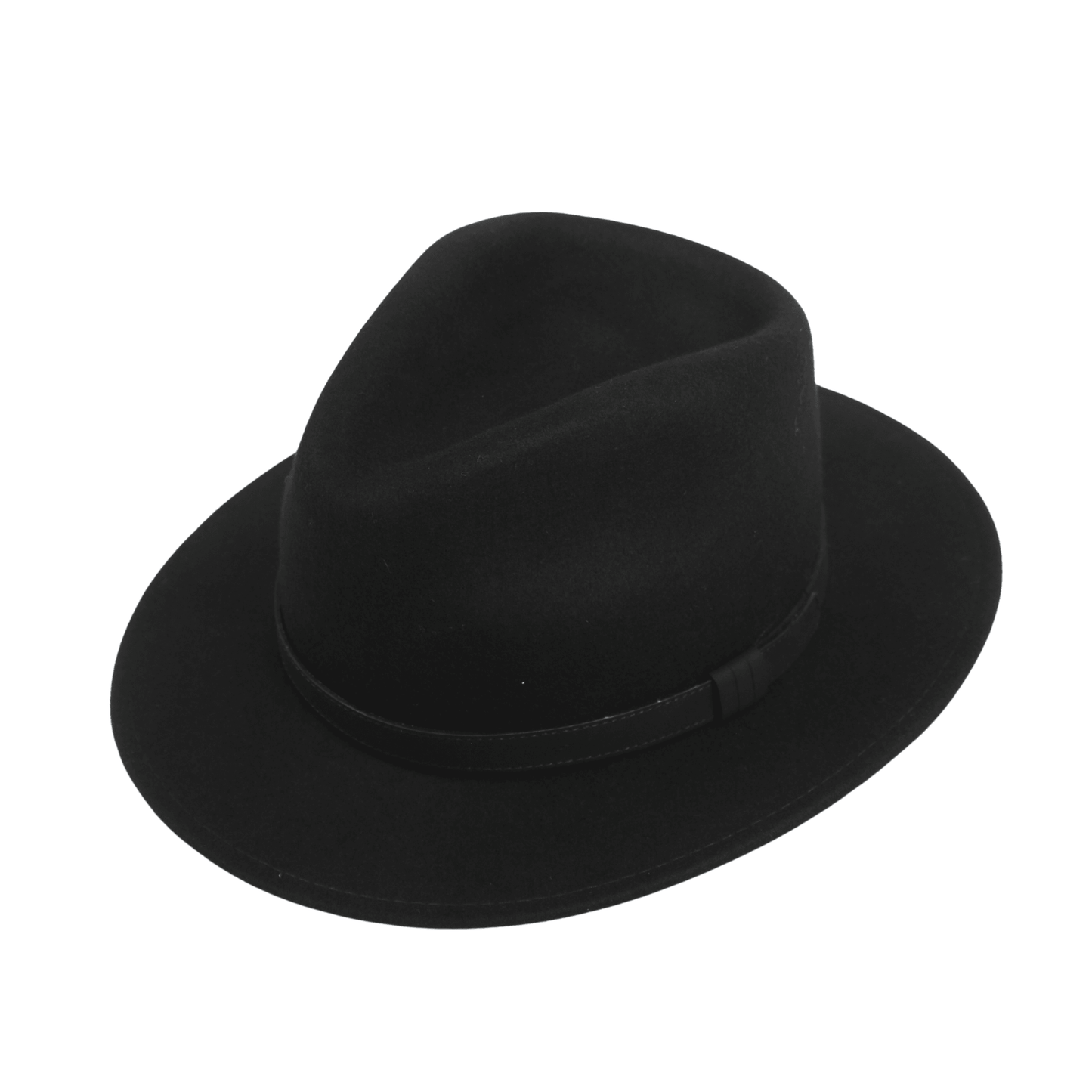 Wide Brim Classic Trilby Fedora Hat for Men & Women - hatsXcaps