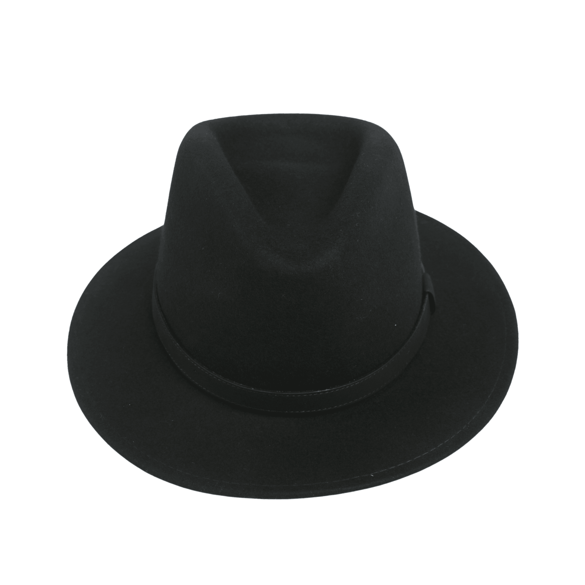 Wide Brim Classic Trilby Fedora Hat for Men & Women - hatsXcaps