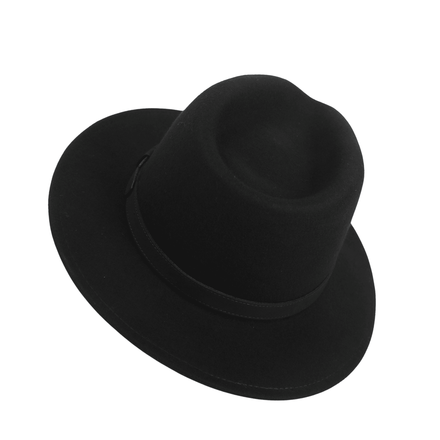 Wide Brim Classic Trilby Fedora Hat for Men & Women - hatsXcaps