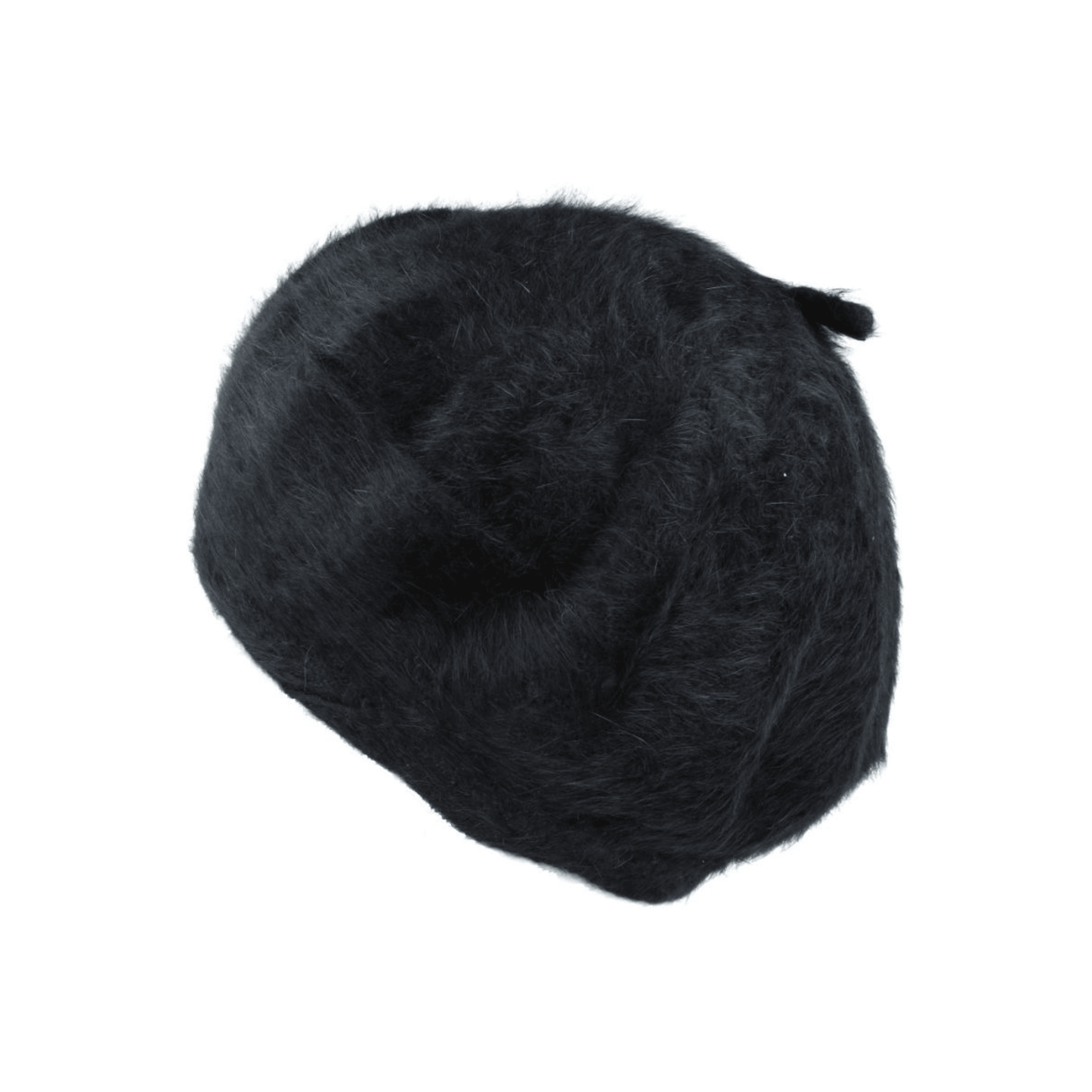 Classic Warm Beret Hats for Women Angora Furry French - hatsXcaps
