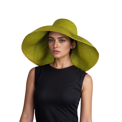 Women's Wide Brim Mimosa Sun Hat for Summer Beach - hatsXcaps