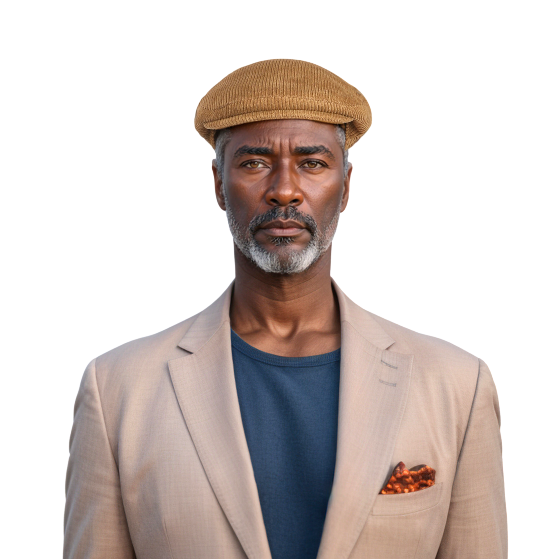 Unisex Cotton Corduroy Flat Cap for Men and Women - hatsXcaps