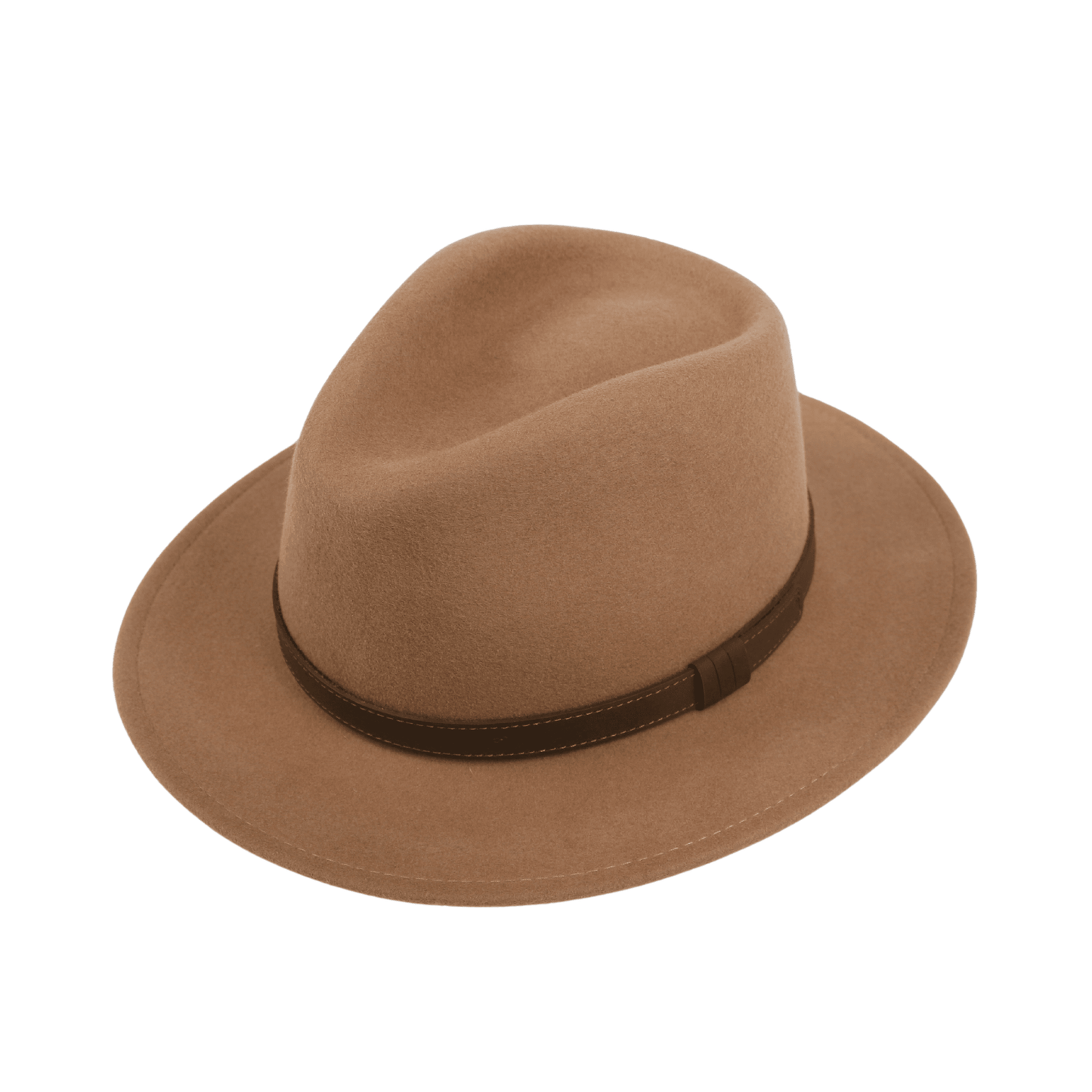 Wide Brim Classic Trilby Fedora Hat for Men & Women - hatsXcaps