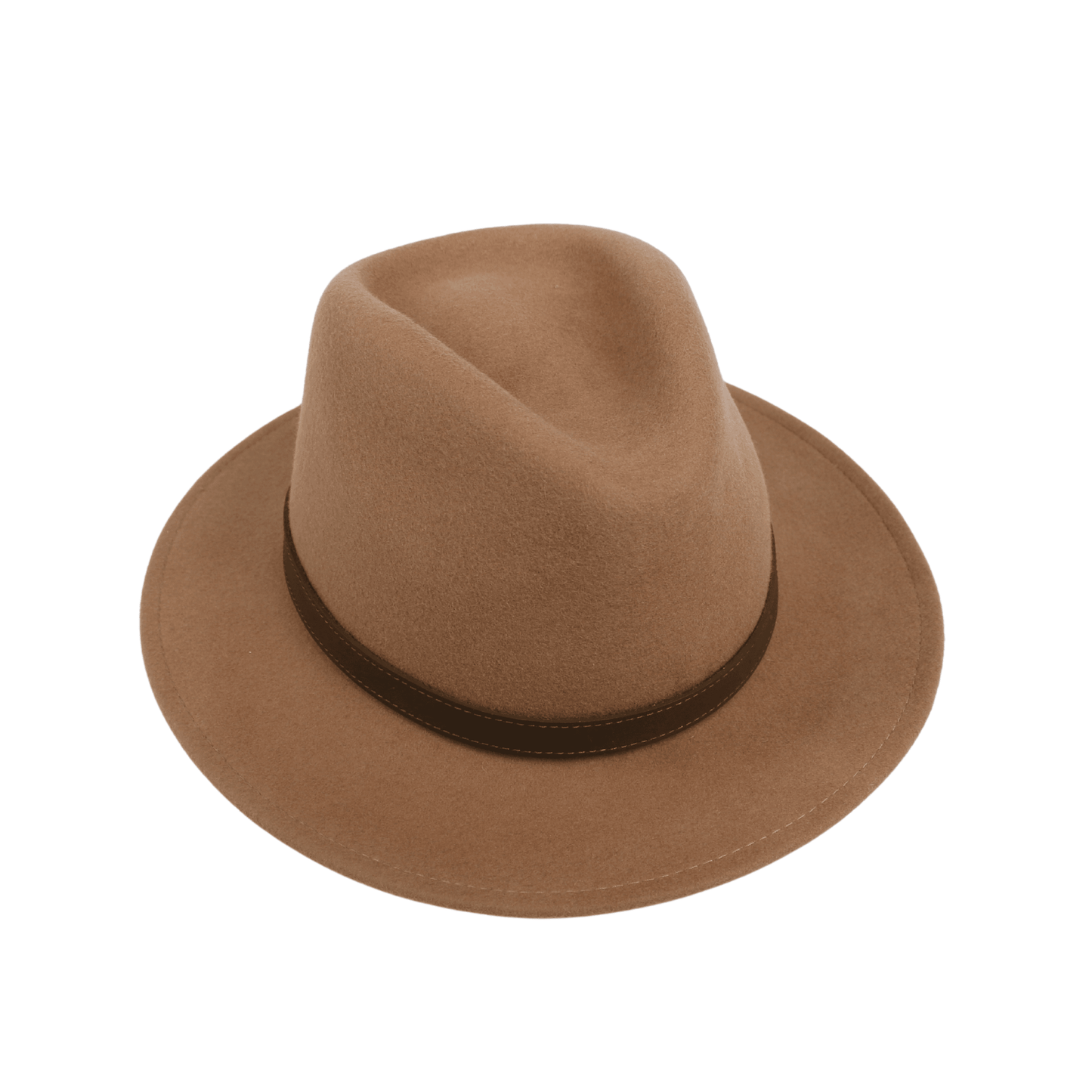 Wide Brim Classic Trilby Fedora Hat for Men & Women - hatsXcaps