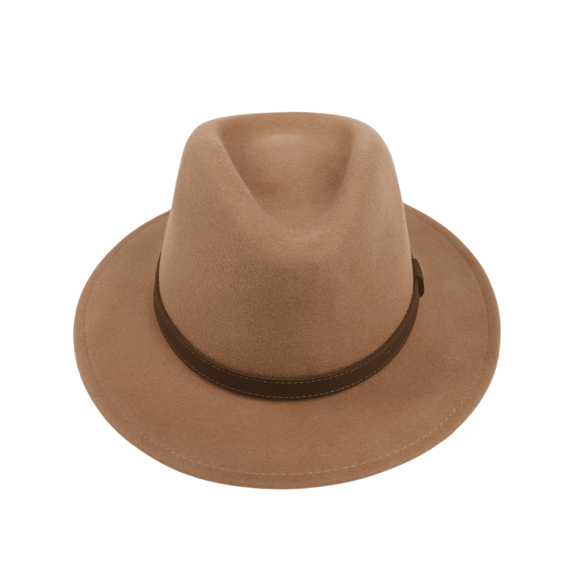 Wide Brim Classic Trilby Fedora Hat for Men & Women - hatsXcaps