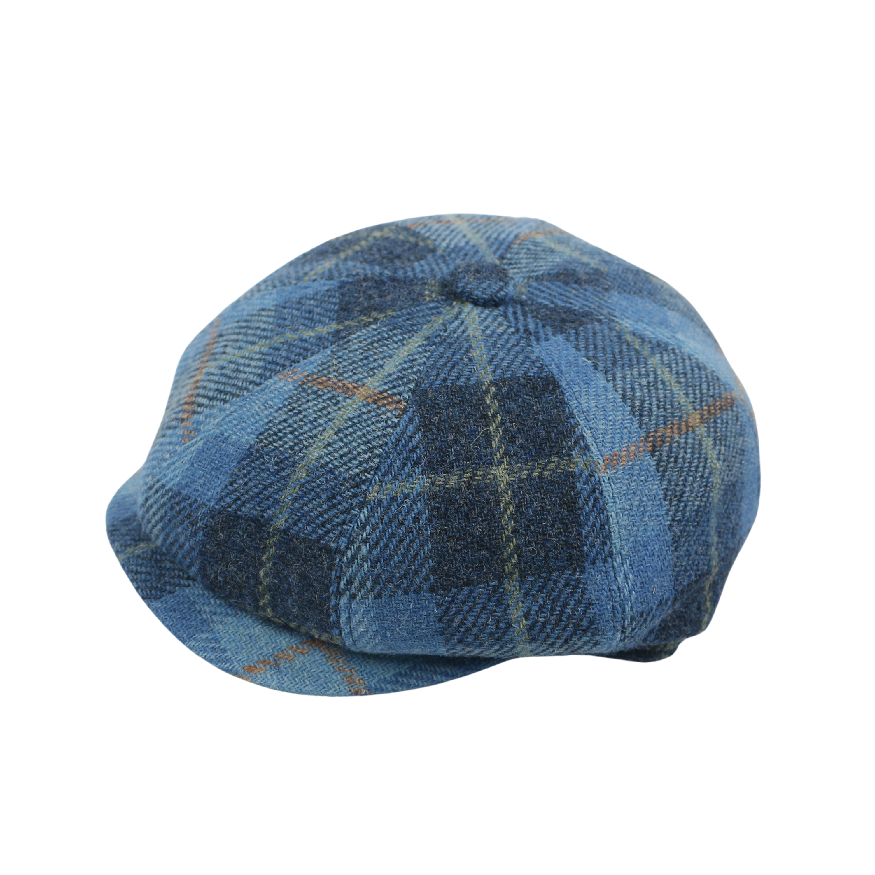 100% Scottish Wool Newsboy Flat Newsboy Cap for Men & Women - hatsXcaps