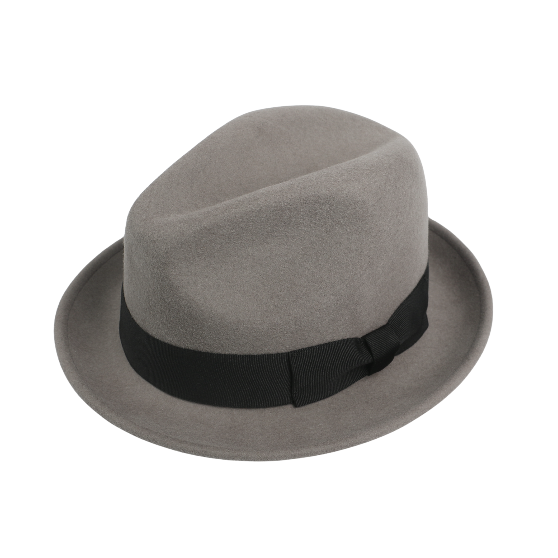 100% Wool Felt Felt Trilby Hat for Men & Women - hatsXcaps