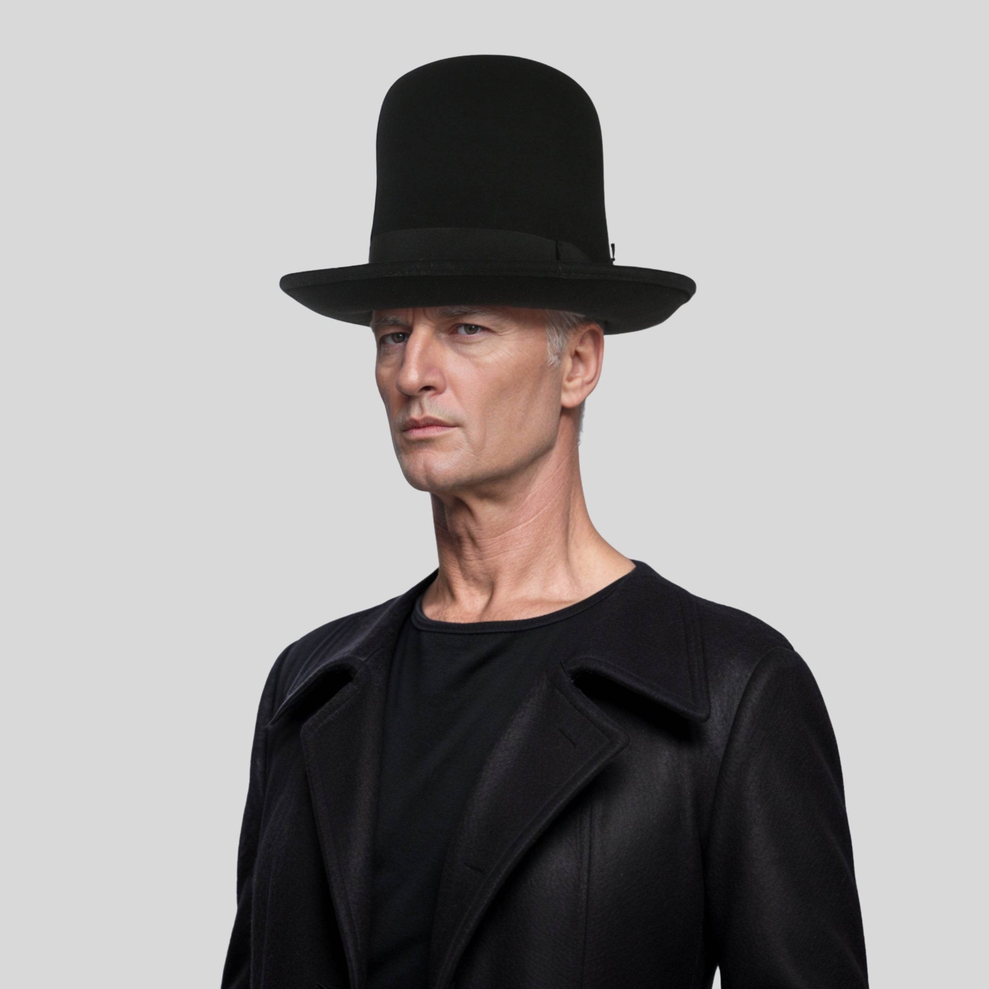 Tall Bowler Coke Stovepipe Derby Hat