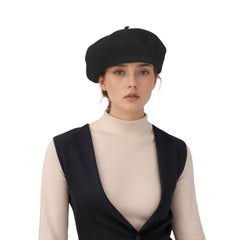 Autumn Warm Beret Hat Women's Classic French Beret Hat - hatsXcaps