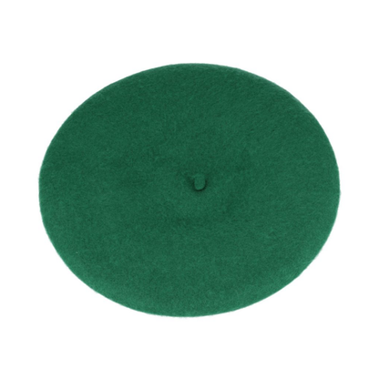 100% Wool Beret Women's Classic Solid Colour French Beret Hat - hatsXcaps