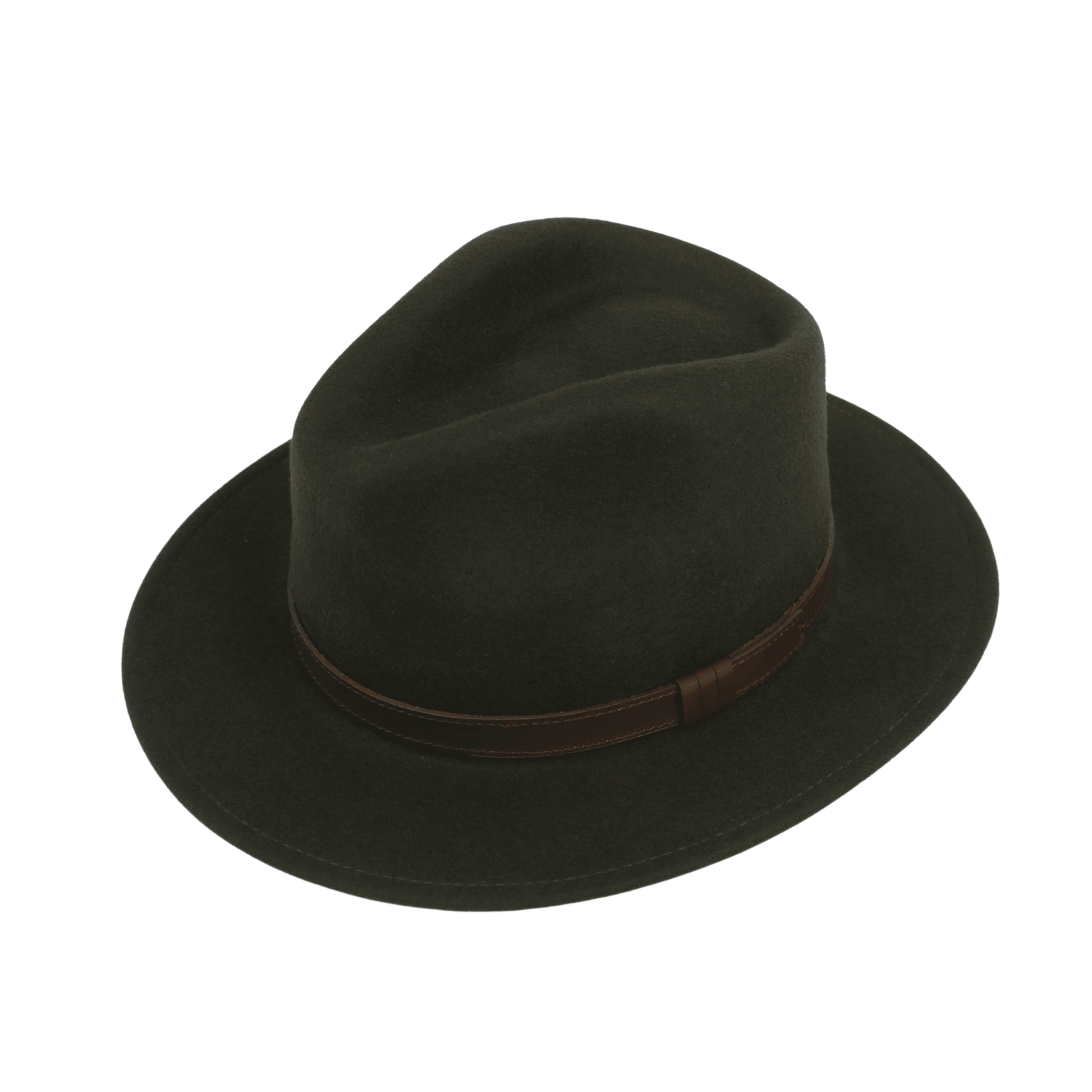 Wide Brim Classic Trilby Fedora Hat for Men & Women - hatsXcaps