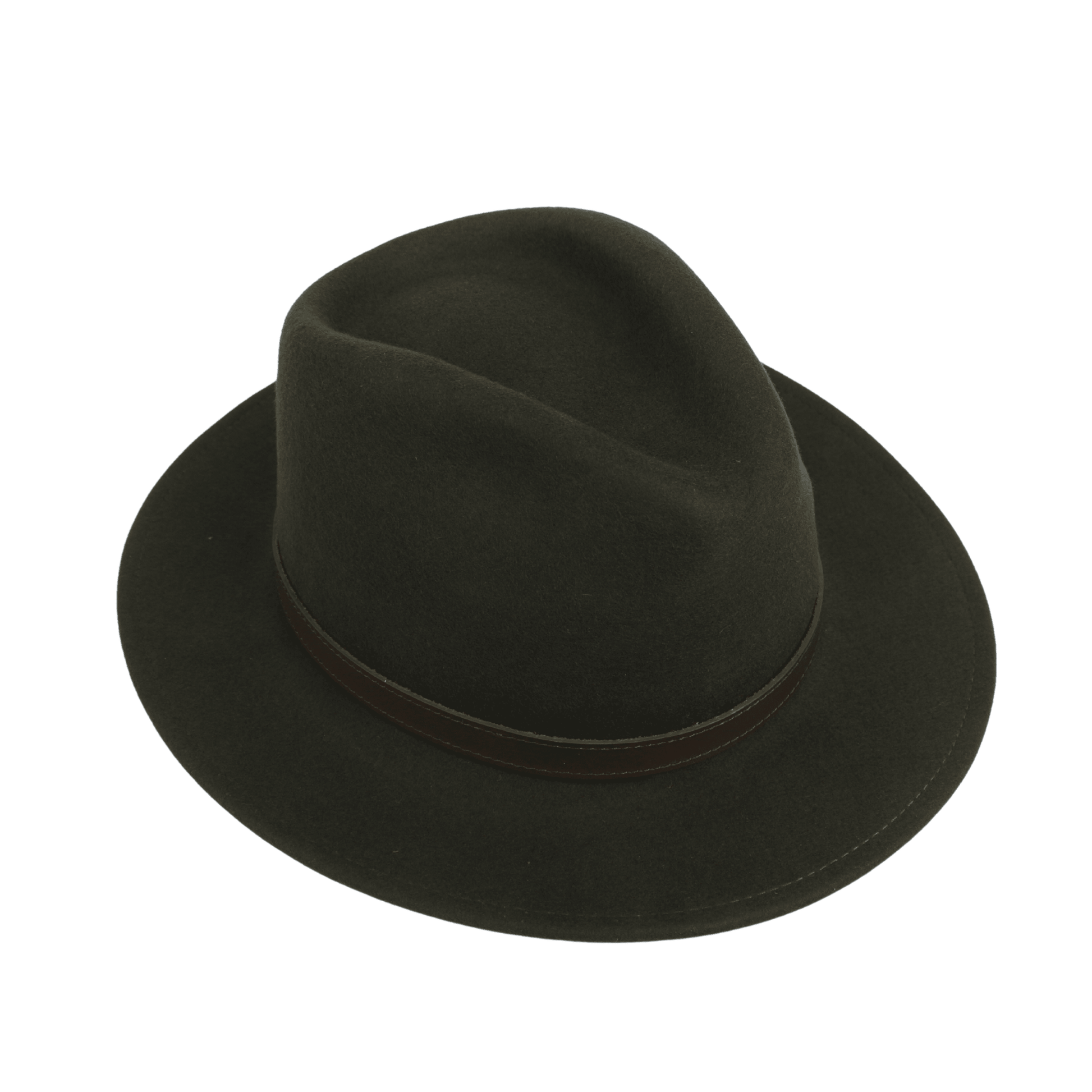 Wide Brim Classic Trilby Fedora Hat for Men & Women - hatsXcaps