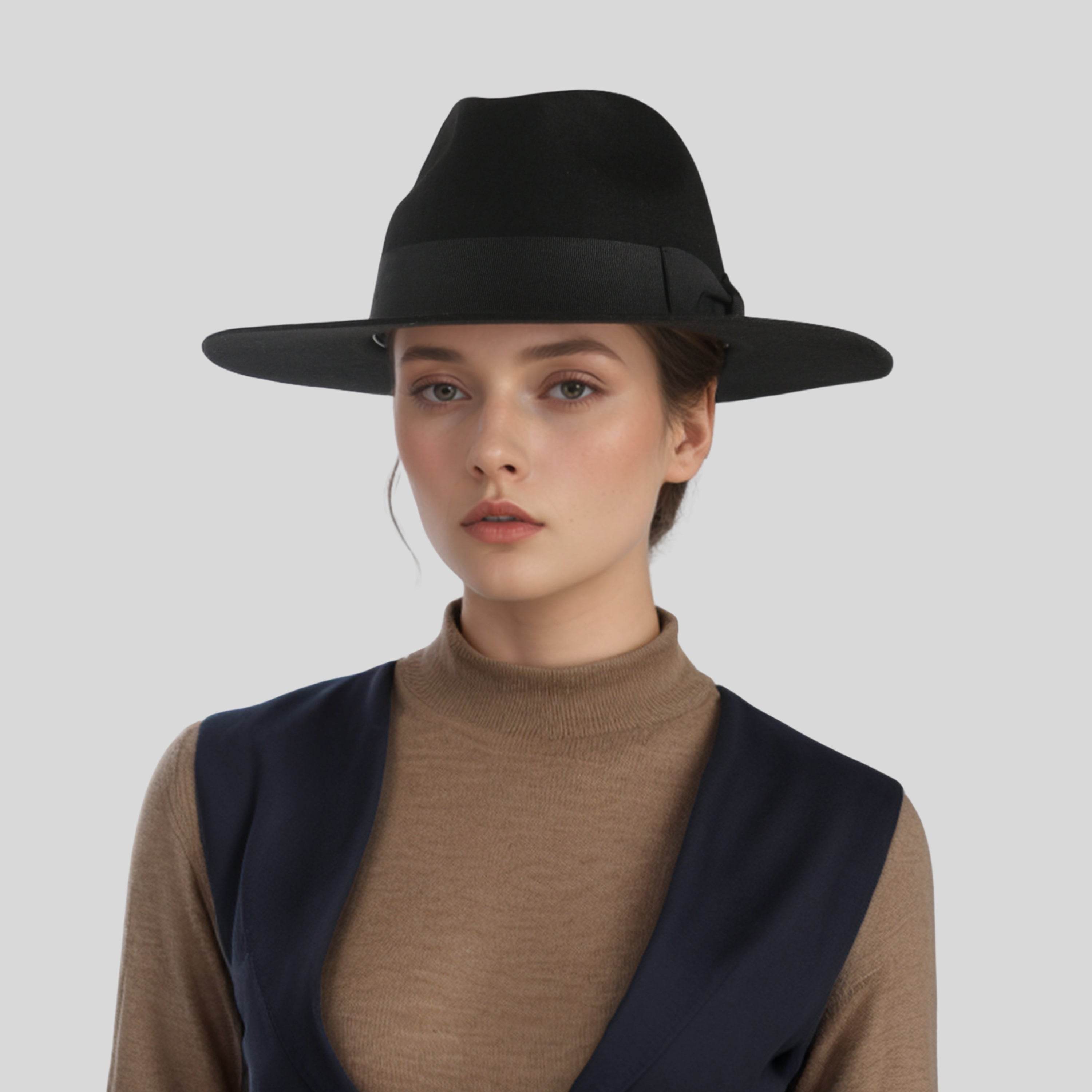 Handmade Vintage Style Fedora Hat for Men & Women - hatsXcaps