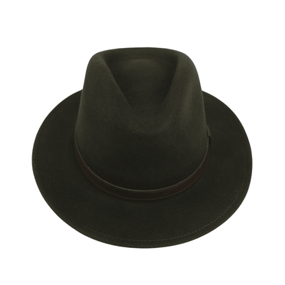 Wide Brim Classic Trilby Fedora Hat for Men & Women - hatsXcaps
