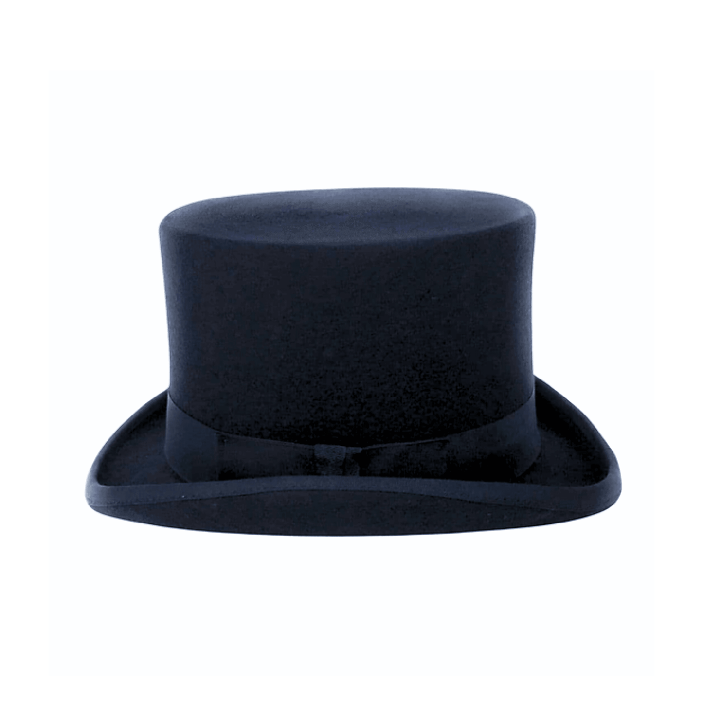 Wool felt Top Hats for Men Removable Feather High Crown - hatsXcaps