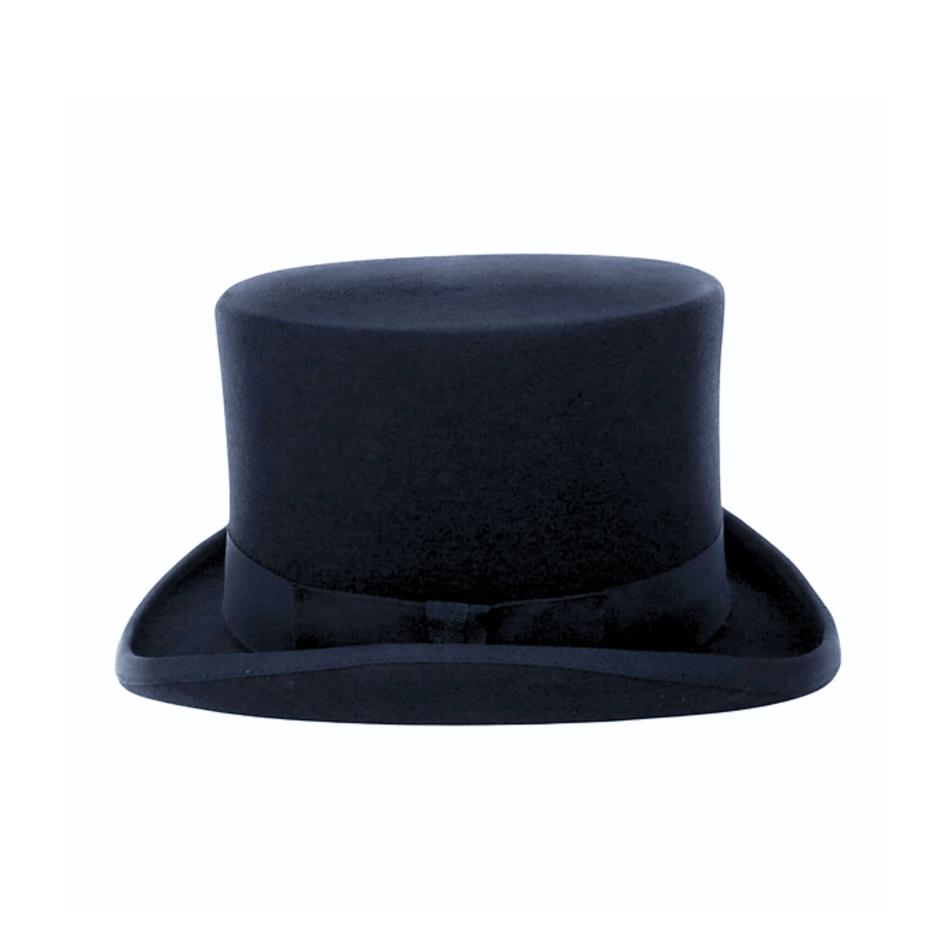Wool felt Top Hats for Men Removable Feather High Crown - hatsXcaps
