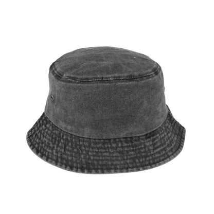 Cotton Fisherman Unisex Denim Bucket Hat - hatsXcaps