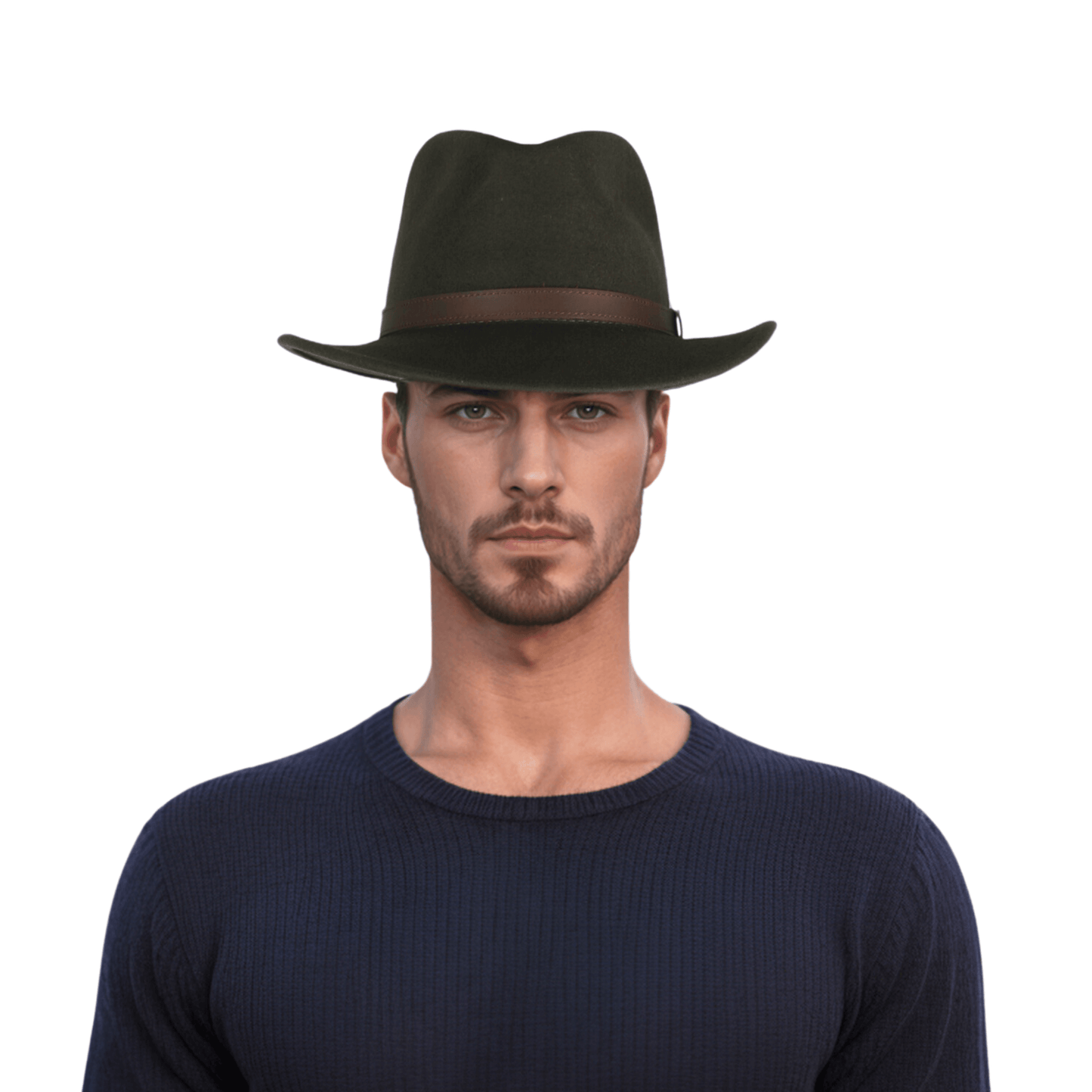 Wide Brim Classic Trilby Fedora Hat for Men & Women - hatsXcaps