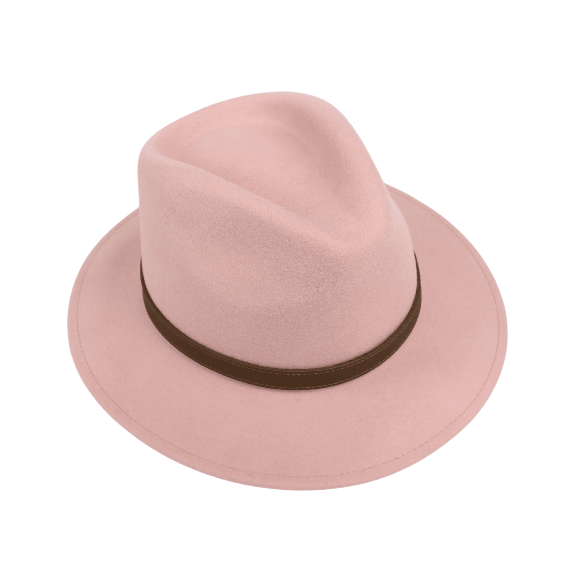 Wide Brim Classic Trilby Fedora Hat for Men & Women - hatsXcaps