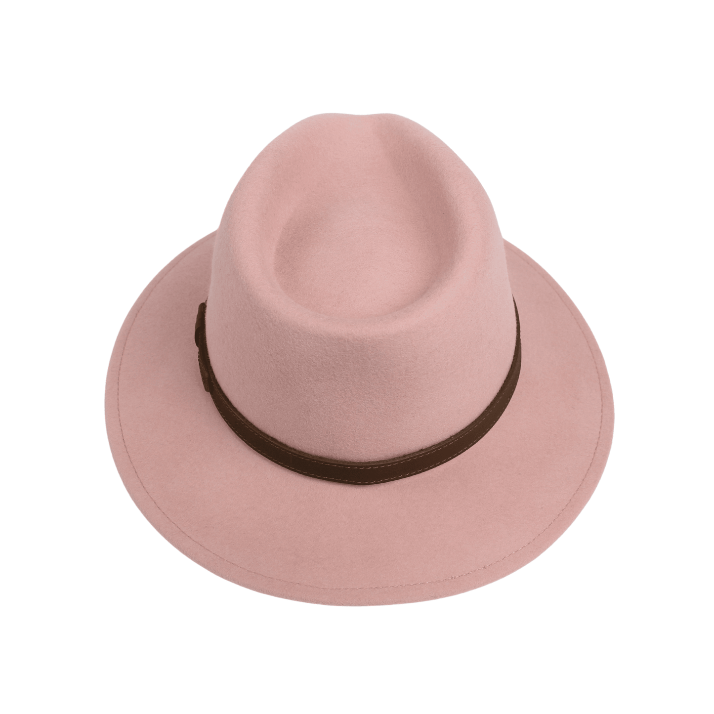 Wide Brim Classic Trilby Fedora Hat for Men & Women - hatsXcaps