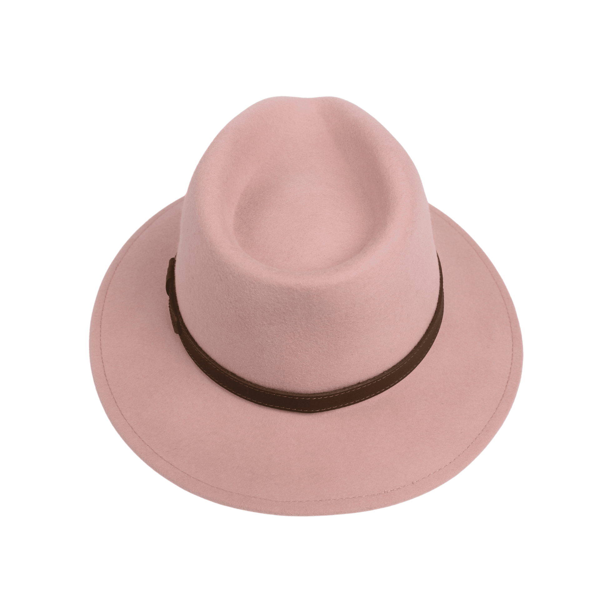 Wide Brim Classic Trilby Fedora Hat for Men & Women - hatsXcaps