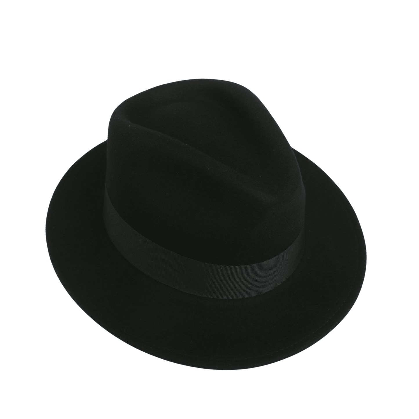 Classic Fedora Wide Brim Sweatband Hat for Men & Women - hatsXcaps