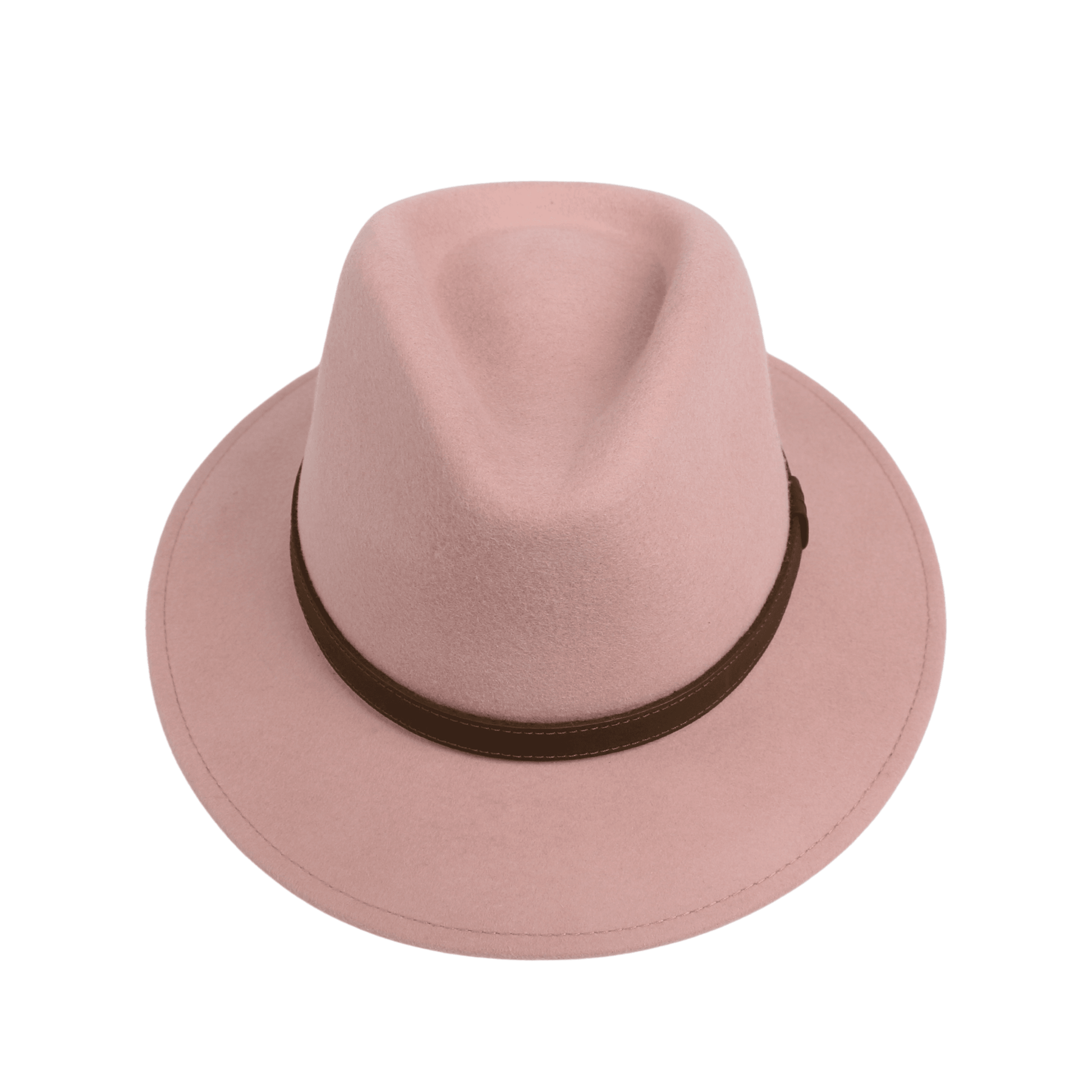 Wide Brim Classic Trilby Fedora Hat for Men & Women - hatsXcaps