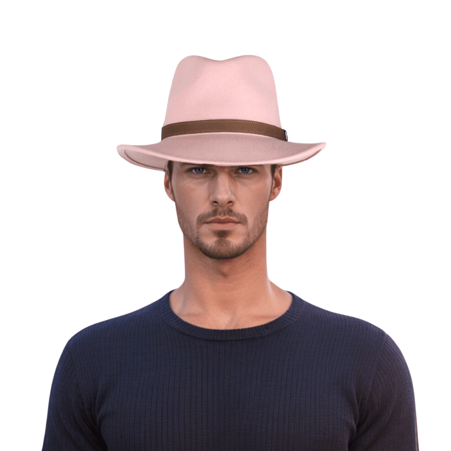 Wide Brim Classic Trilby Fedora Hat for Men & Women - hatsXcaps