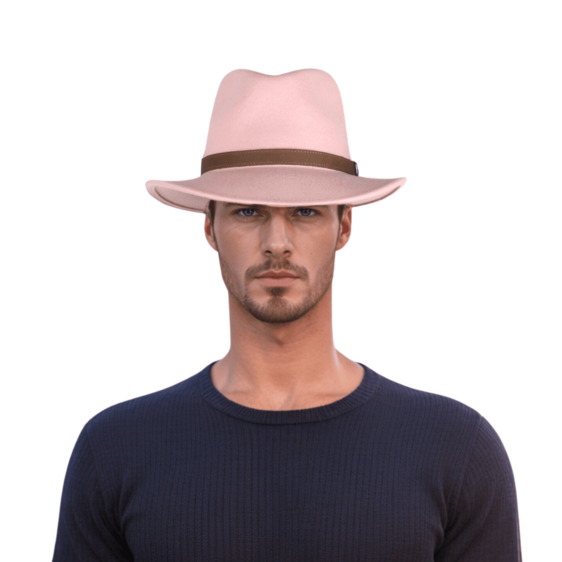 Wide Brim Classic Trilby Fedora Hat for Men & Women - hatsXcaps