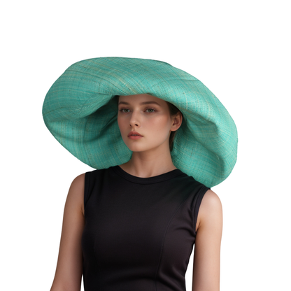 Women's Wide Brim Mimosa Sun Hat for Summer Beach - hatsXcaps