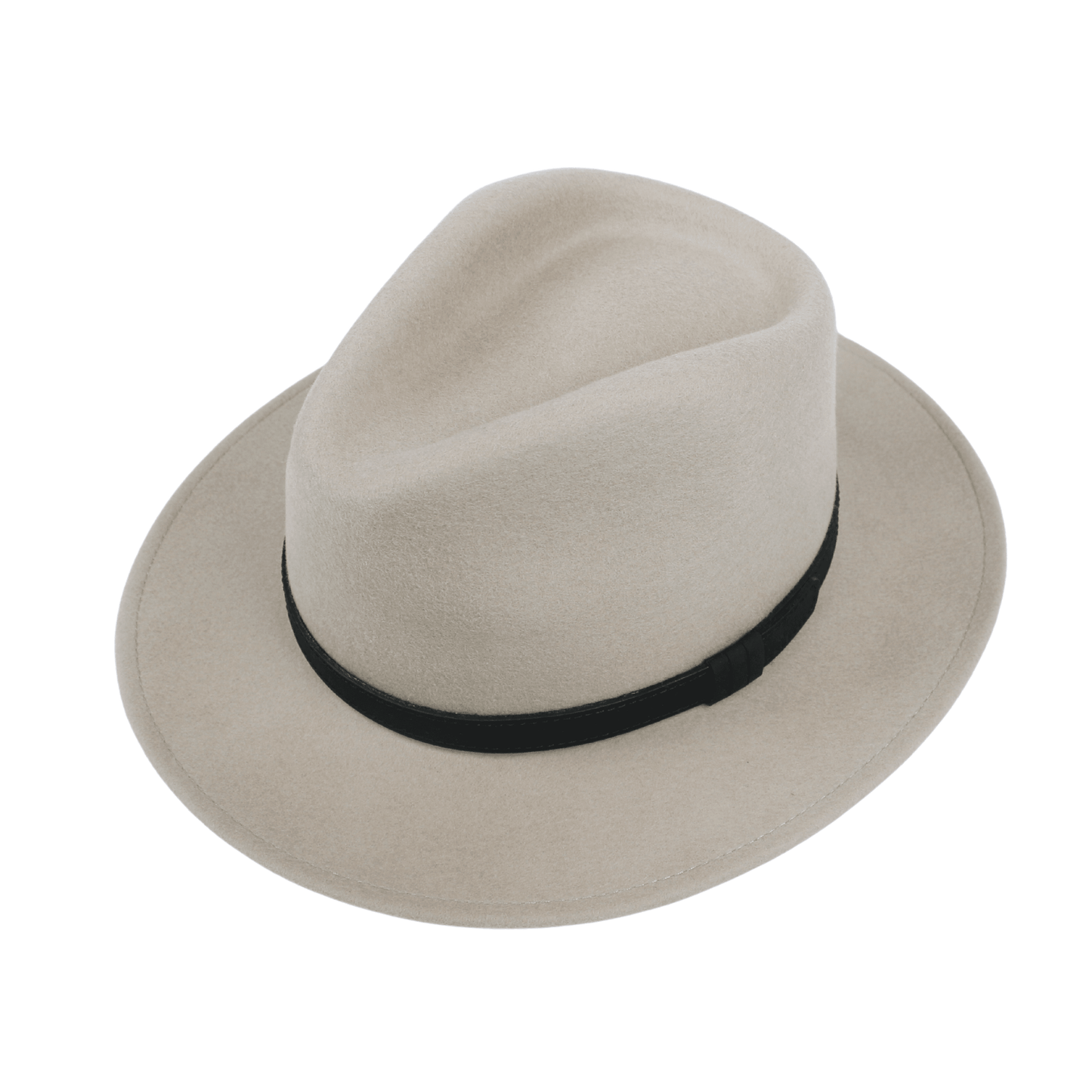 Wide Brim Classic Trilby Fedora Hat for Men & Women - hatsXcaps