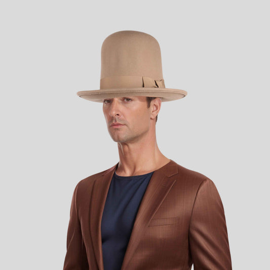 Tall Bowler Coke Stovepipe Hat One Size Adjustable Derby Hat - hatsXcaps