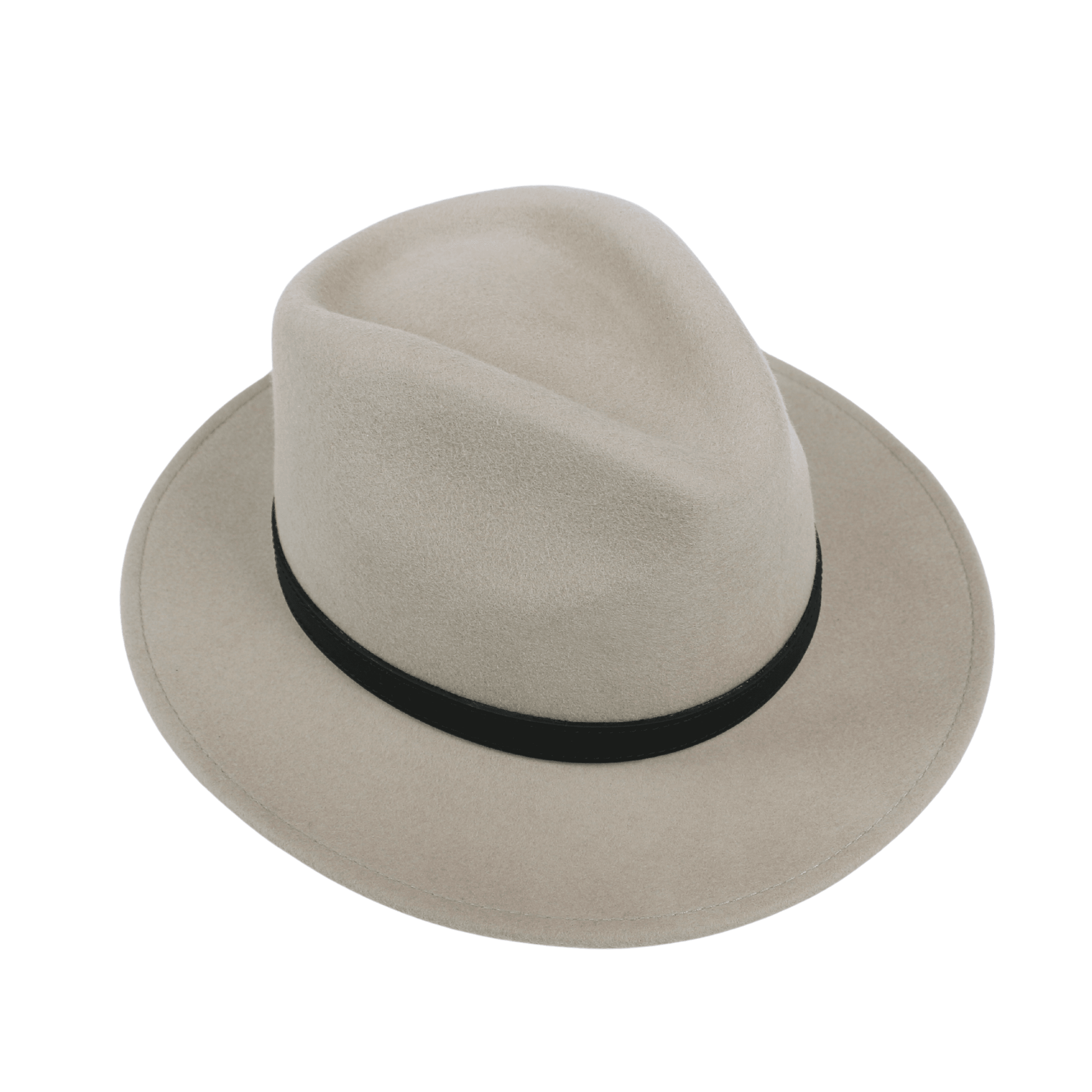 Wide Brim Classic Trilby Fedora Hat for Men & Women - hatsXcaps
