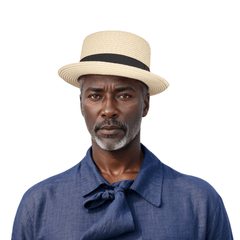 Classic Straw Pork Pie Hat - hatsXcaps