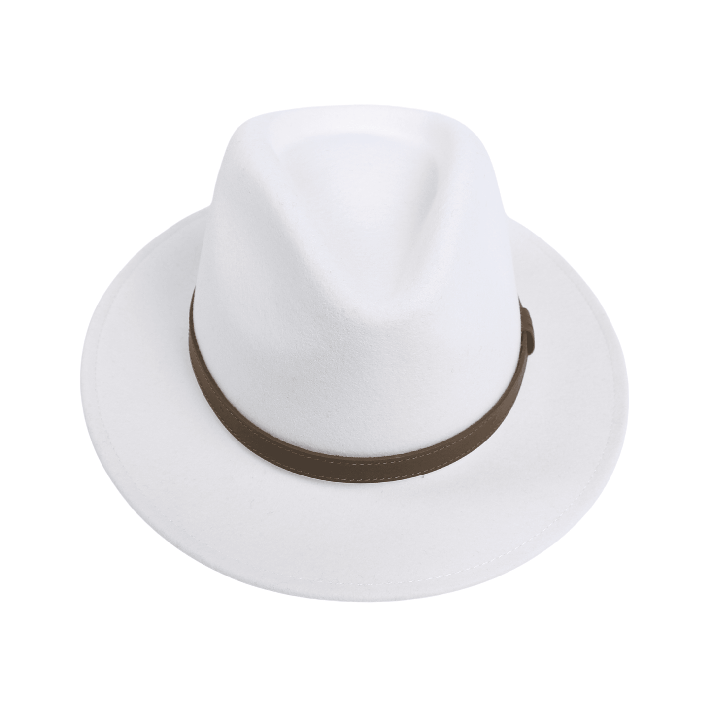 Wide Brim Classic Trilby Fedora Hat for Men & Women - hatsXcaps