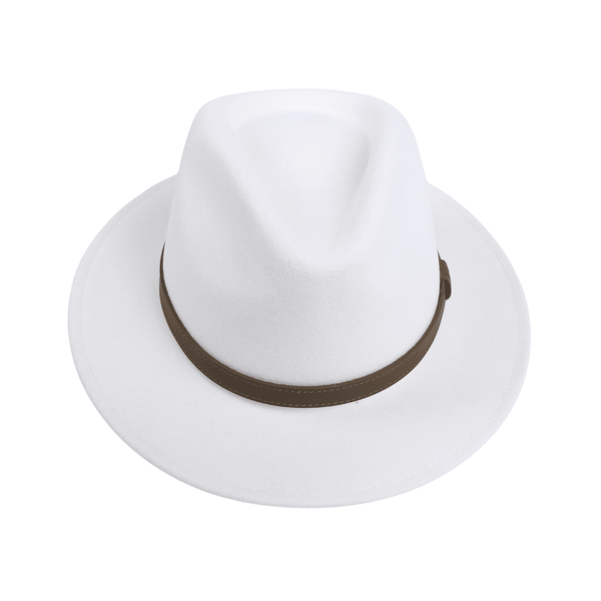 Wide Brim Classic Trilby Fedora Hat for Men & Women - hatsXcaps