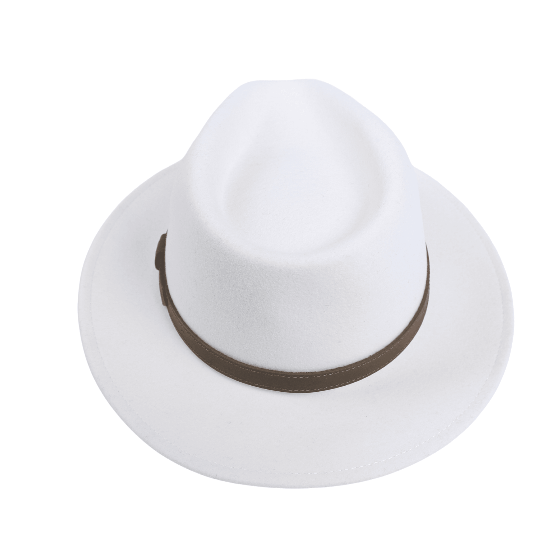 Wide Brim Classic Trilby Fedora Hat for Men & Women - hatsXcaps