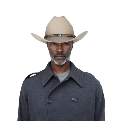 Premium Felt Cowboy Wide Brim Hat - hatsXcaps