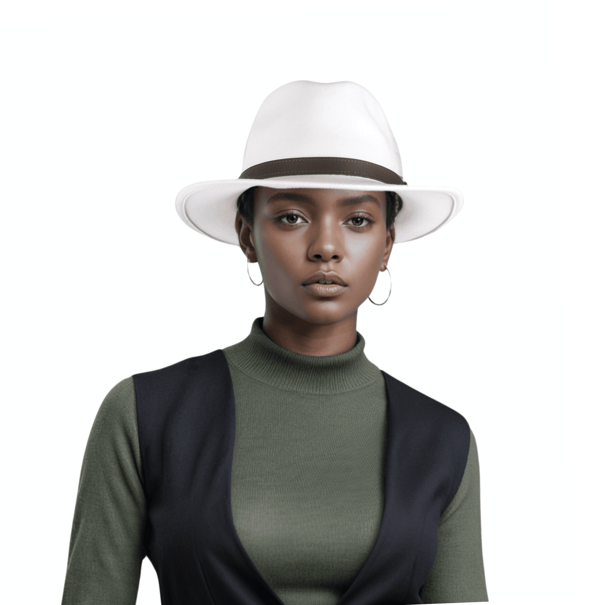 Wide Brim Classic Trilby Fedora Hat for Men & Women - hatsXcaps