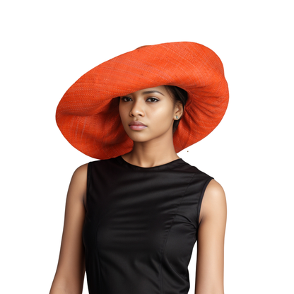 Women's Wide Brim Mimosa Sun Hat for Summer Beach - hatsXcaps