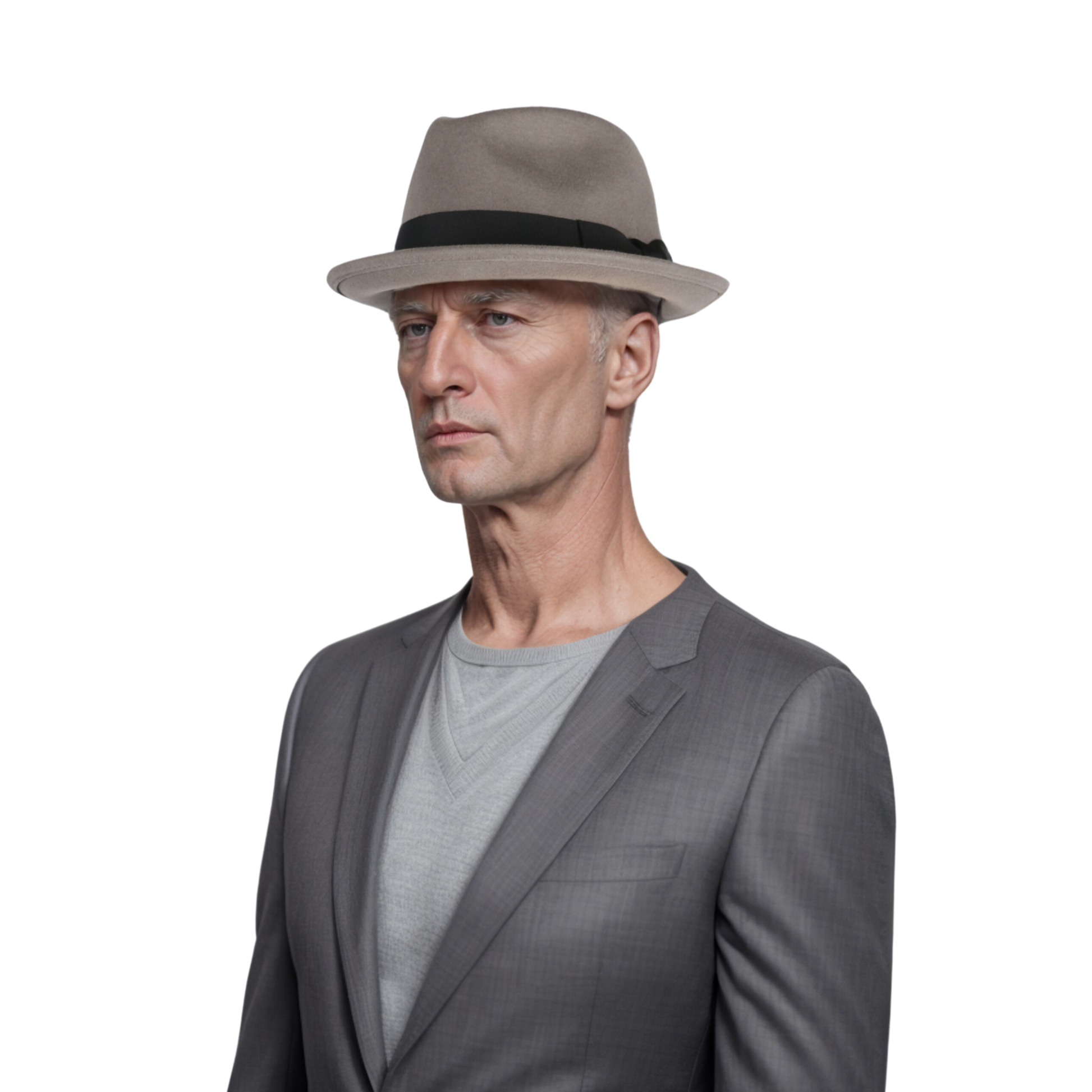 100% Wool Felt Felt Trilby Hat for Men & Women - hatsXcaps