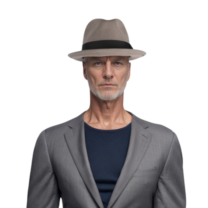 100% Wool Felt Felt Trilby Hat for Men & Women - hatsXcaps