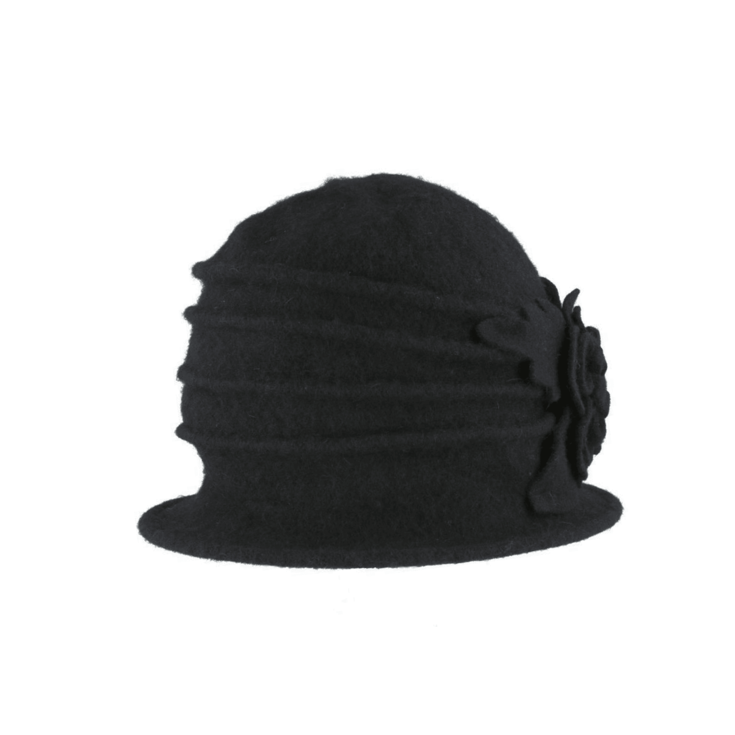 1920s Style for Ladies Wool Cloche Bucket Hats - hatsXcaps