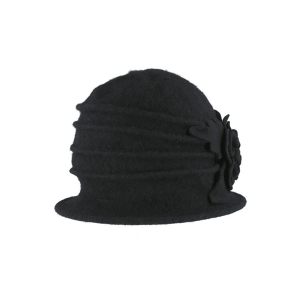 1920s Style for Ladies Wool Cloche Bucket Hats - hatsXcaps