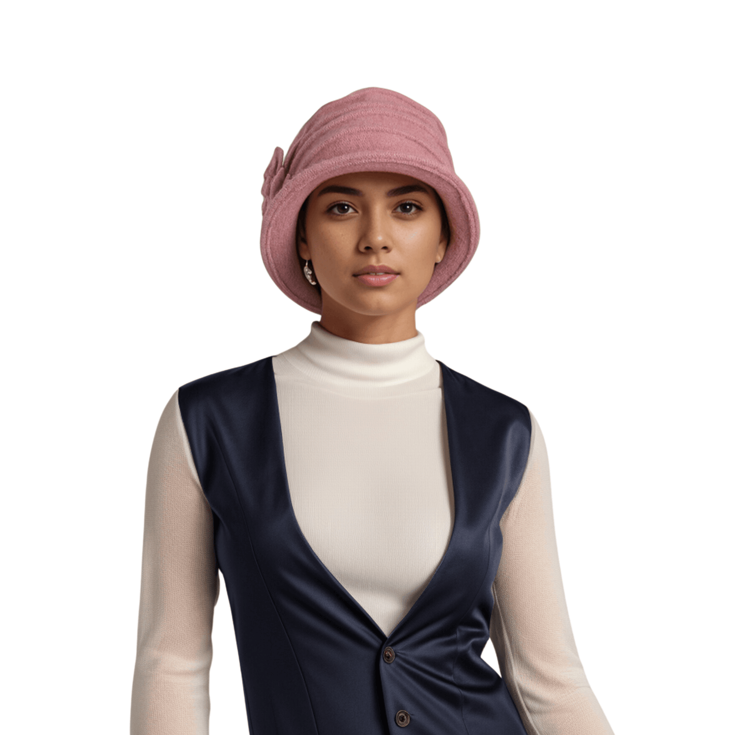 1920s Style for Ladies Wool Cloche Bucket Hats - hatsXcaps