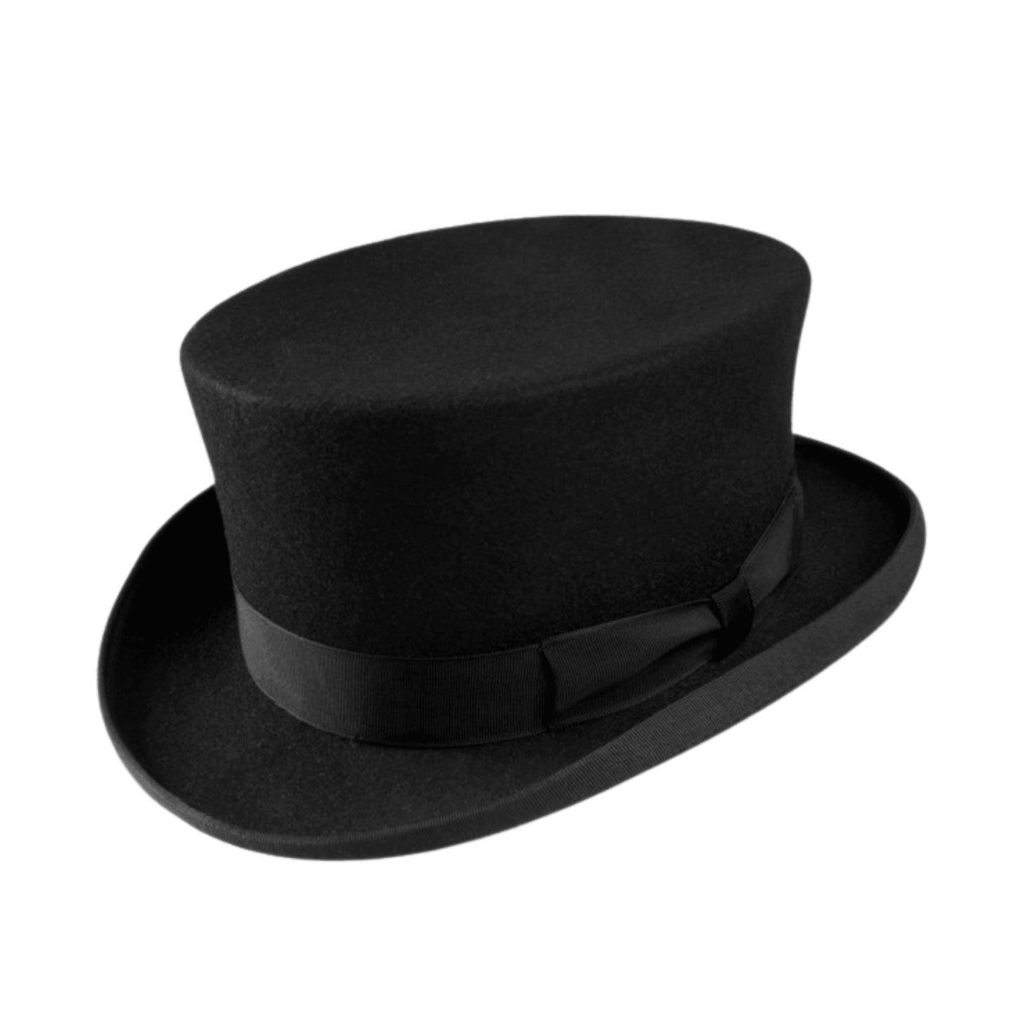 Classic Short Crown with Removable Feather & Satin lining - hatsXcaps