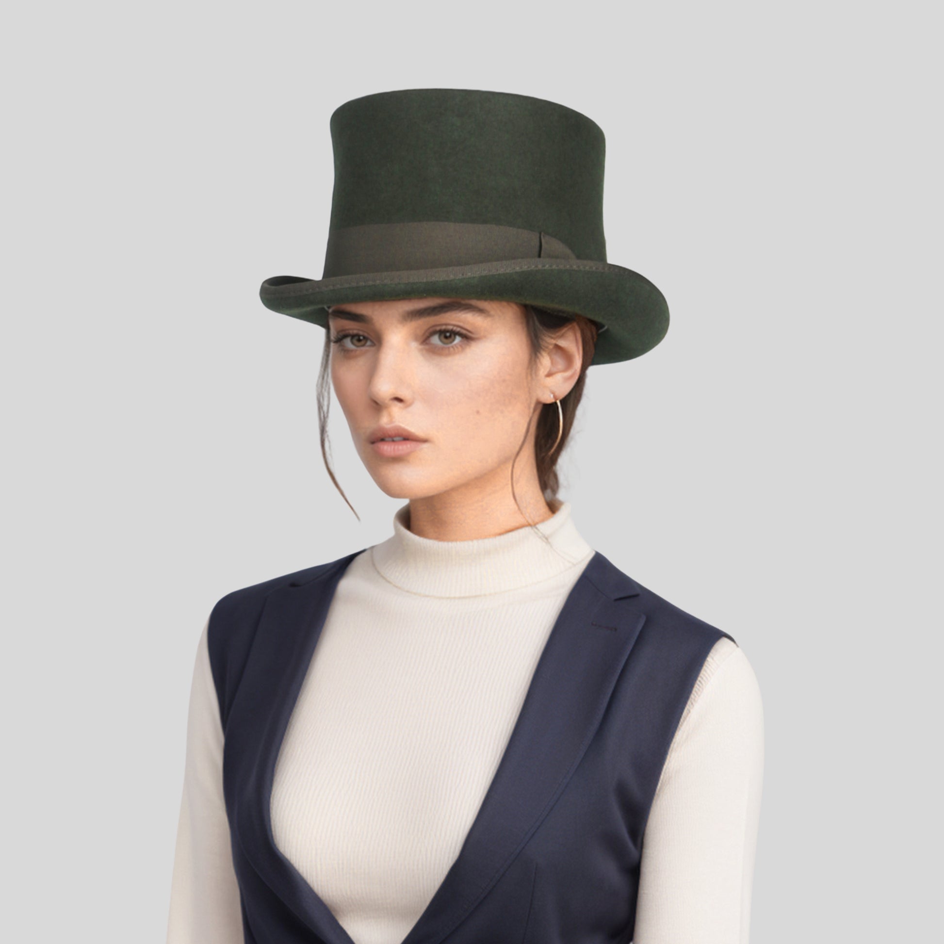 Wool felt Top Hats, Classic Wedding Events Costume Hat - hatsXcaps