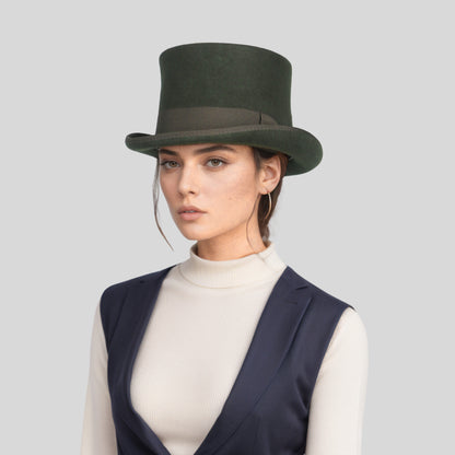 Wool felt Top Hats, Classic Wedding Events Costume Hat - hatsXcaps